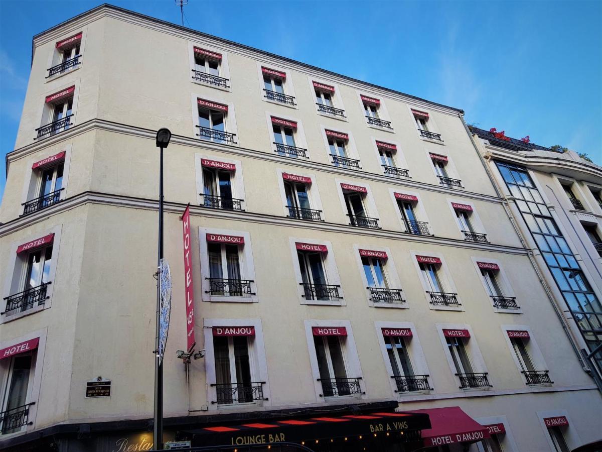 Hotel D'Anjou Levallois-Perret Eksteriør bilde
